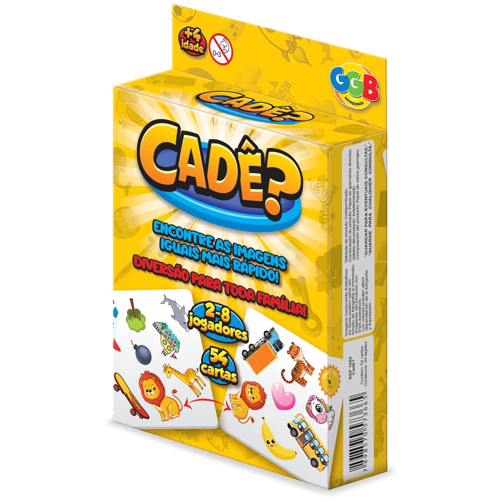 Cade 54 Cartas : Amazon.com.br: Brinquedos e Jogos